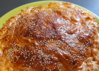 Torta rustica cremosa alla mortadella